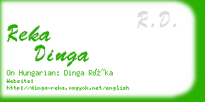 reka dinga business card